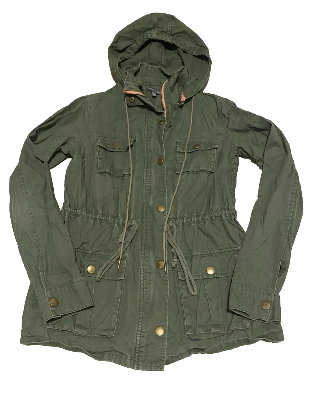 Market Spruce Green Anorak Hooded Utility Jacket Small Twilightcore Y2K Military